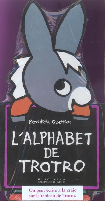 Couverture du livre « L'alphabet de Trotro » de Bénédicte Guettier aux éditions Gallimard Jeunesse Giboulees