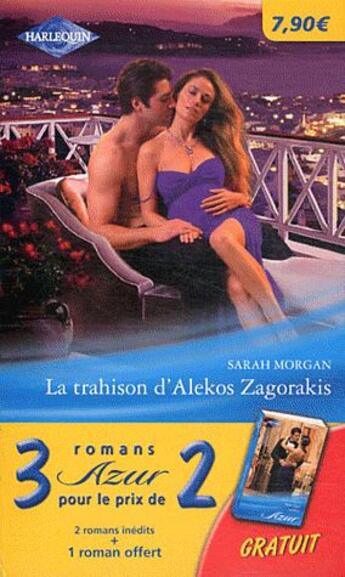 Couverture du livre « La trahison d'Alekos Zagorakis ; l'héritage des Carducci ; sortilège italien » de Chantelle Shaw et Diana Hamilton et Sarah Morgan aux éditions Harlequin