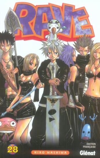 Couverture du livre « Rave Tome 28 » de Mashima-H aux éditions Glenat