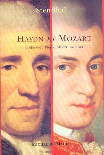 Couverture du livre « Haydn et mozart » de Stendhal aux éditions Michel De Maule