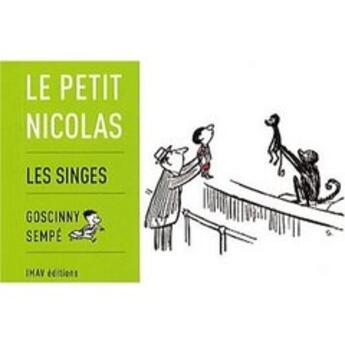 Couverture du livre « Les singes » de Goscinny/Sempe aux éditions Imav