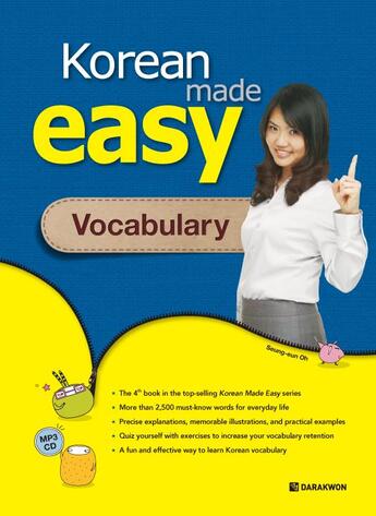 Couverture du livre « Korean made easy : vocabulary (coreen - anglais) » de Seung-Eun Oh aux éditions Darakwon