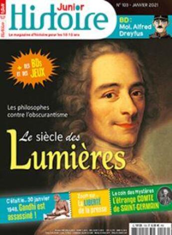 Couverture du livre « Histoire junior n 104 - la guerre de cent ans - fevrier 2021 » de  aux éditions Histoire Junior