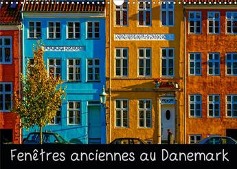 Couverture du livre « Fenetres anciennes au danemark calendrier mural 2020 din a3 horizontal - un vieux village de pecheur » de Michel Angot aux éditions Calvendo