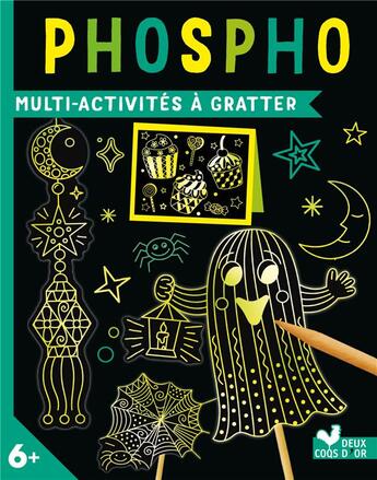 Couverture du livre « Multi-activités à gratter : phospho » de Olena Herasimova aux éditions Deux Coqs D'or