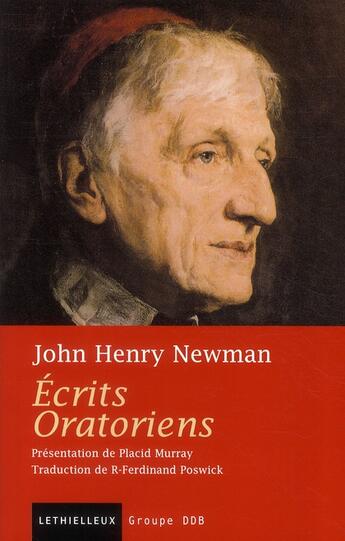 Couverture du livre « Écrits oratoriens » de John Henry Newman aux éditions Lethielleux