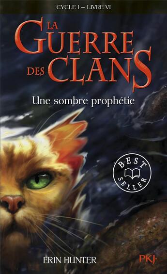 Couverture du livre « La guerre des clans - cycle 1 Tome 6 : une sombre prophétie » de Erin Hunter aux éditions Pocket Jeunesse