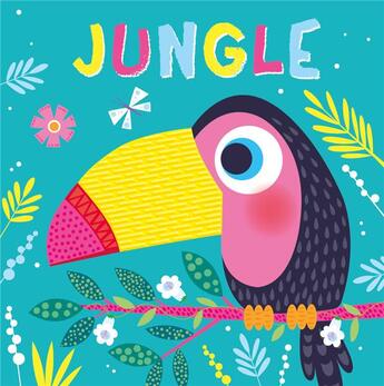 Couverture du livre « Jungle (coll . livre a toucher silicone) » de Sarah Wade aux éditions 1 2 3 Soleil