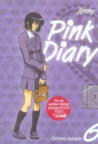 Couverture du livre « Pink diary Tome 6 » de Jenny aux éditions Delcourt