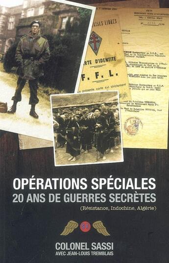 Couverture du livre « Opérations spéciales : 20 ans de guerres secrètes » de Jean Sassi et Jean-Louis Tremblais aux éditions Nimrod