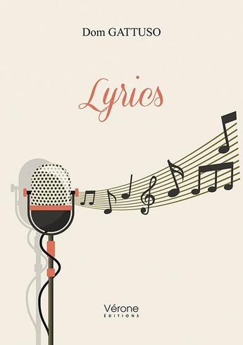 Couverture du livre « Lyrics » de Dom Gattuso aux éditions Verone