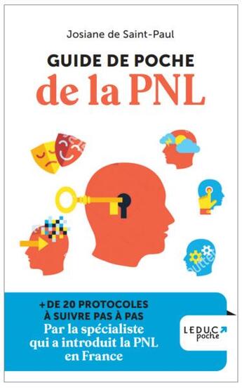 Couverture du livre « Guide de poche de la PNL » de Josiane De Saint Paul aux éditions Leduc