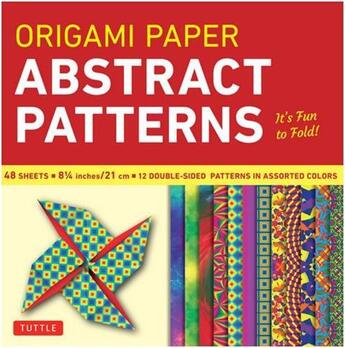 Couverture du livre « Origami paper : abstract patterns » de  aux éditions Tuttle