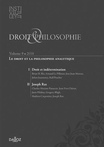 Couverture du livre « Droit & philosophie ; annuaire de l'institut Michel Villey » de  aux éditions Dalloz