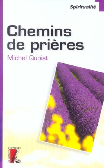 Couverture du livre « Chemins de prieres nelle edition (édition 2003) » de Quoist M aux éditions Editions De L'atelier