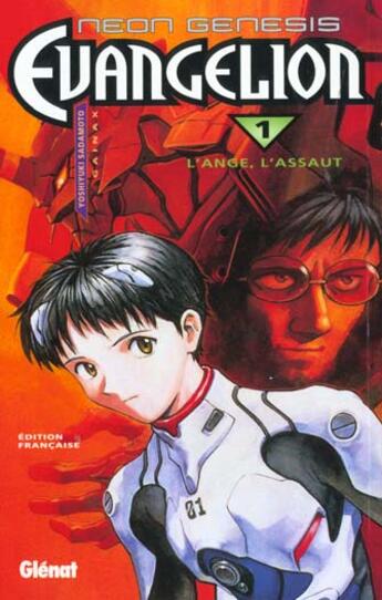 Couverture du livre « Evangelion ; neon genesis Tome 1 : l'ange, l'assaut » de Yoshiyuki Sadamoto aux éditions Glenat