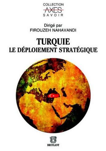Couverture du livre « Turquie » de Nahavandi F. aux éditions Bruylant