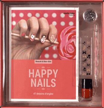 Couverture du livre « Coffret happy nails » de Elfi aux éditions Marie-claire