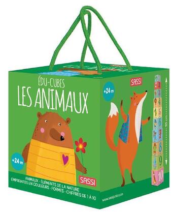 Couverture du livre « Edu-cubes - les animaux » de Tome/Gaule aux éditions Sassi