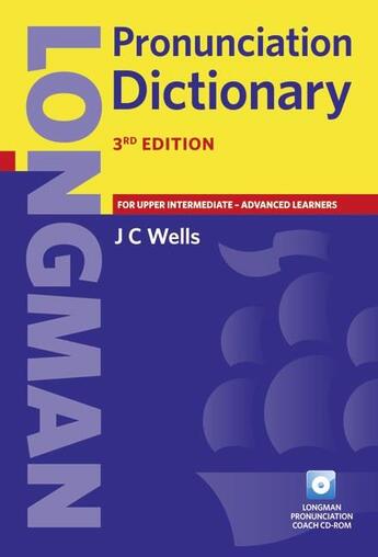 Couverture du livre « Pronunciation dictionary » de J C Wells aux éditions Pearson