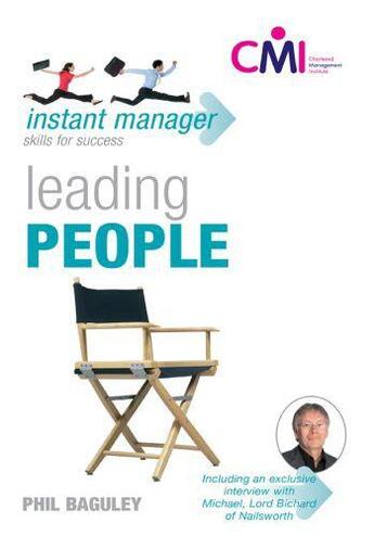 Couverture du livre « Instant Manager: Leading People Ebook Epub » de Baguley Phil aux éditions Hodder Education Digital