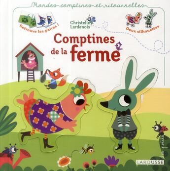 Couverture du livre « Comptines de la ferme » de  aux éditions Larousse