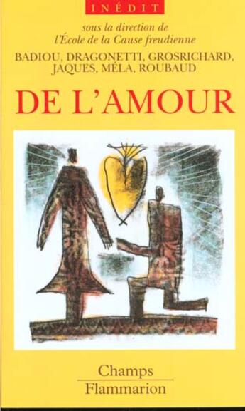 Couverture du livre « De l'amour » de Alain Badiou aux éditions Flammarion