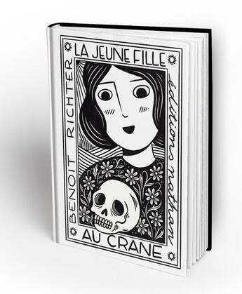 Couverture du livre « La jeune fille au crâne » de Benoît Richter aux éditions Nathan