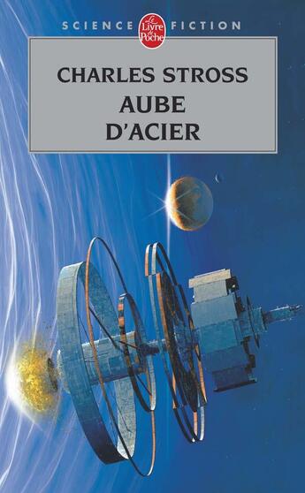 Couverture du livre « Aube d'acier » de Charles Stross aux éditions Le Livre De Poche