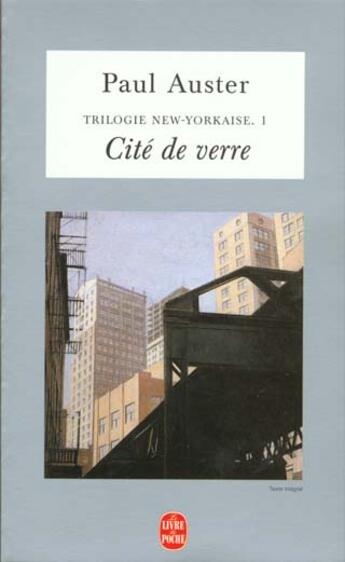 Couverture du livre « Trilogie new-yorkaise t.1 » de Paul Auster aux éditions Le Livre De Poche