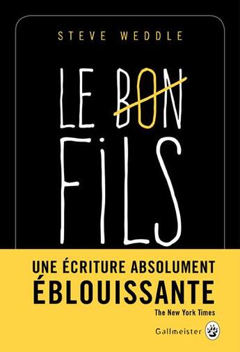 Couverture du livre « Le bon fils » de Steve Weddle aux éditions Gallmeister