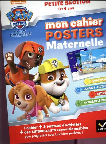 Couverture du livre « Mon cahier-posters maternelle ps » de Magni Pascale aux éditions Hatier