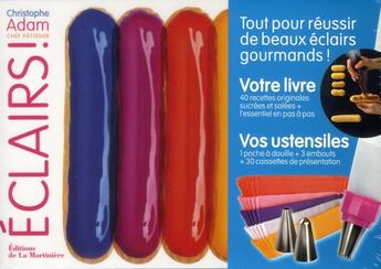 Couverture du livre « Éclairs ; le coffret » de Christophe Adam aux éditions La Martiniere