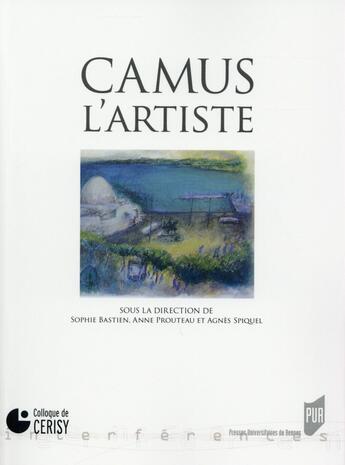 Couverture du livre « Camus l'artiste » de  aux éditions Pu De Rennes