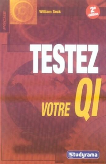 Couverture du livre « Testez votre qi (2e édition) » de Sabine Duhamel aux éditions Studyrama