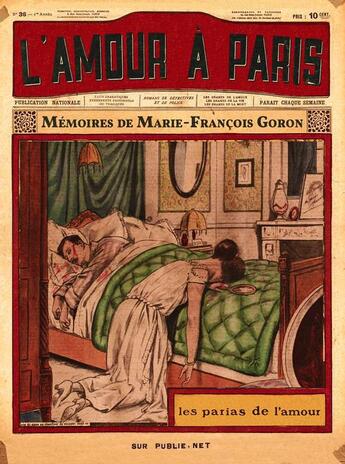 Couverture du livre « L'amour à Paris t.3 ; les parias de l'amour » de Marie-Francois Goron aux éditions Publie.net