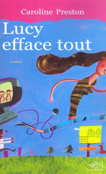 Couverture du livre « Lucy Efface Tout » de Caroline Preston aux éditions Nil