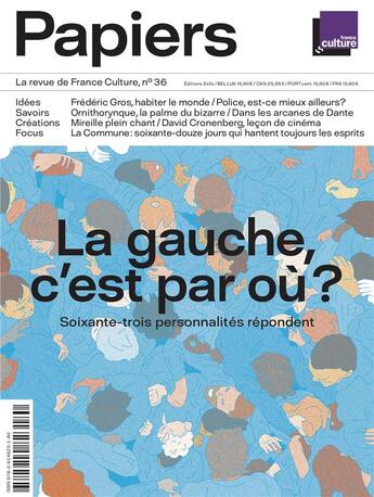 Couverture du livre « Papiers t.36 ; la Gauche, c'est par où ? » de Papiers aux éditions Exils