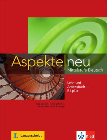 Couverture du livre « Aspekte neu b1 plus, livre eleve + cahier (volume 1) » de  aux éditions La Maison Des Langues