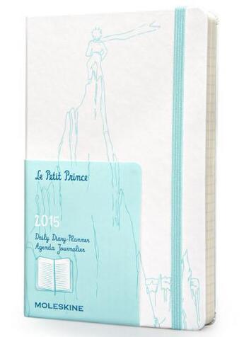 Couverture du livre « Agenda 2015 Petit prince journalier blanc grand format » de Moleskine aux éditions Moleskine Papet