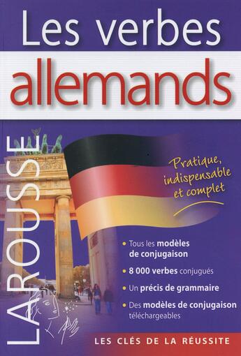 Couverture du livre « Les verbes allemand » de M. Dalmas aux éditions Larousse