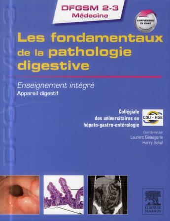 Couverture du livre « Les fondamentaux de la pathologie digestive » de Cdu et Hge aux éditions Elsevier-masson