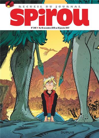 Couverture du livre « Recueil Spirou n.349 » de  aux éditions Dupuis