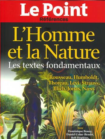 Couverture du livre « Le point references n 81 l'homme et la nature - juin 2020 » de  aux éditions Le Point