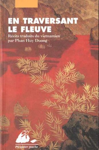 Couverture du livre « En traversant le fleuve » de  aux éditions Picquier