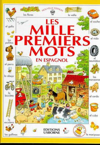 Couverture du livre « Les mille premiers mots en espagnol » de Heather Amery et Stephen Cartwright aux éditions Usborne