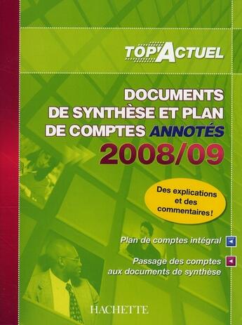 Couverture du livre « Docs de synthèse et plan comptable (édition 2008) » de Patricia Charpentier aux éditions Hachette Education