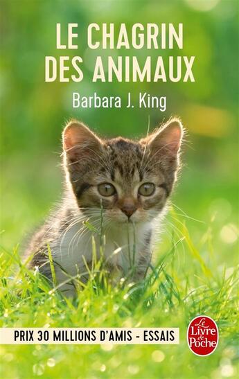 Couverture du livre « Le chagrin des animaux » de Barbara King aux éditions Le Livre De Poche