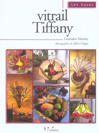 Couverture du livre « Vitrail tiffany » de Martiny G aux éditions L'inedite