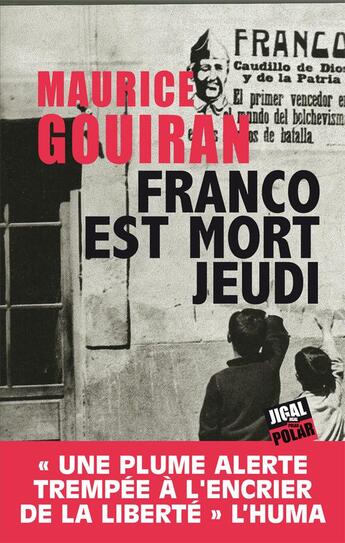 Couverture du livre « Franco est mort jeudi » de Maurice Gouiran aux éditions Jigal